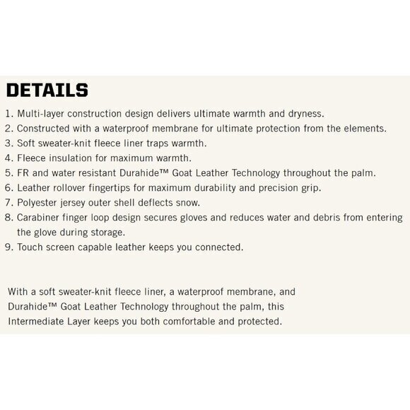 Mechanix Wear Coldwork Waterproof Insulated Winter Work Gloves Men's XL NWT - Picture 4 of 14